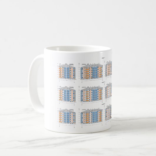 Mug Design Facade Architecturale Moderne (Devant gauche)