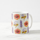 Mug Design floral (Devant droit)