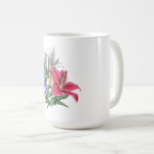 Mug design floral coloré (Devant droit)