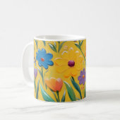 Mug Design floral de printemps (Devant gauche)