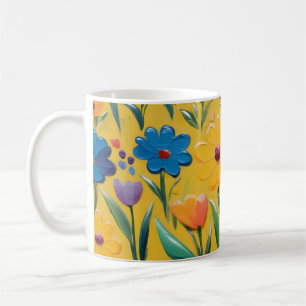 Mug Design floral de printemps