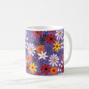 Mug Design floral dynamique