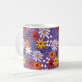 Mug Design floral dynamique (Devant gauche)