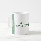 Mug Design floral élégant (Devant gauche)