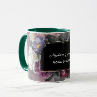 Mug Design floral élégant personnalisé