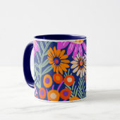 Mug Design floral gras (Devant gauche)