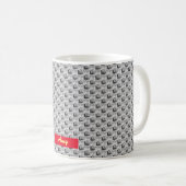 Mug Design floral moderne (Devant droit)
