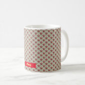 Mug Design floral moderne (Devant droit)