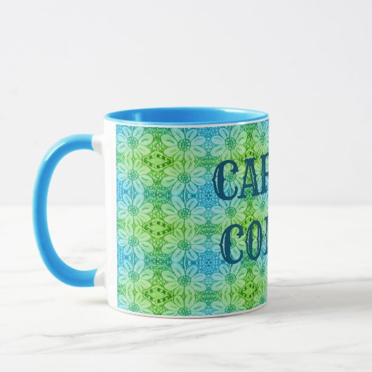 Mug Design floral - Names-Carol (Gauche)