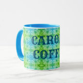 Mug Design floral - Names-Carol (Devant gauche)