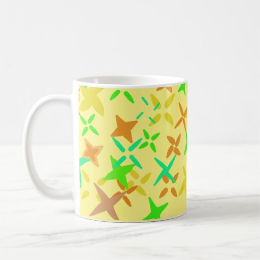 Mug design freeflow en automne couleurs (Gauche)