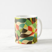 Mug Design géométrique coloré Abstrait. (Devant droit)