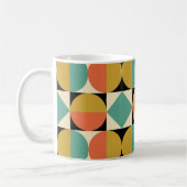 Mug Design géométrique moderne du milieu du siècle (Gauche)