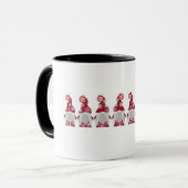Mug Design gnome de Noël (Devant gauche)