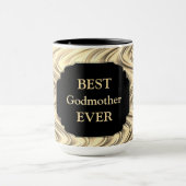 Mug Design Gold de luxe "Best Godmère Ever" (Centre)