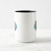 Mug Design graphique 3D coloré "DAD" | Café (Centre)