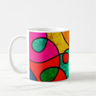 Mug Design graphique arrière - plan Abstrait