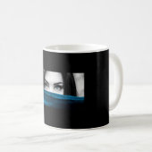 Mug Design graphique nouveauté Bleu Beaux yeux (Devant droit)