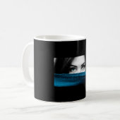Mug Design graphique nouveauté Bleu Beaux yeux (Devant gauche)