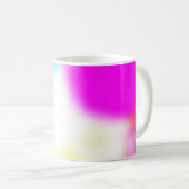 Mug design graphique numérique flou arrière - plan tex (Devant droit)