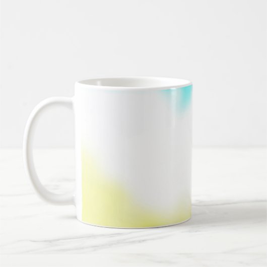 Mug design graphique numérique flou arrière - plan tex (Gauche)