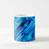 Mug Design graphique transparent - bleu noir I (Centre)