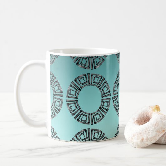 Mug Design grec (Avec donut)