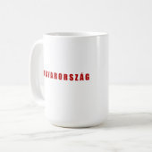 Mug Design hongrois (Devant gauche)