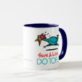 Mug Design humoristique de tofu (Devant droit)