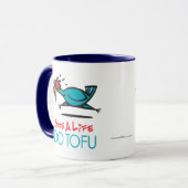 Mug Design humoristique de tofu (Devant gauche)