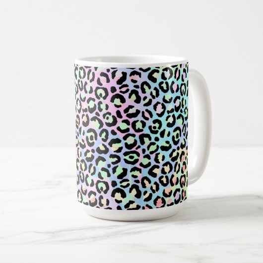 Mug Design Iridescendant Leopard Series 5 (Devant droit)