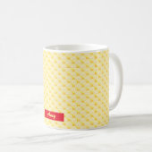 Mug Design jaune moderne (Devant droit)