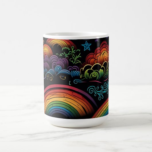 Mug Design LGBYQ arc-en-ciel (Centre)