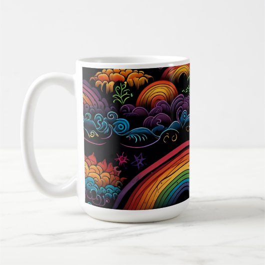 Mug Design LGBYQ arc-en-ciel (Gauche)