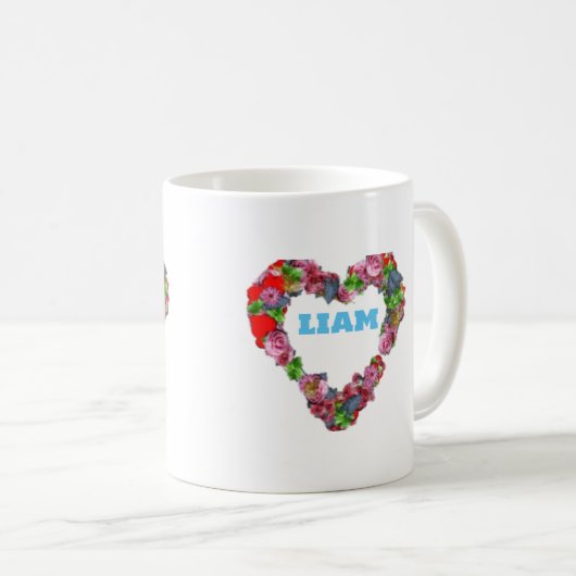 Mug Design Liam Love (Devant droit)
