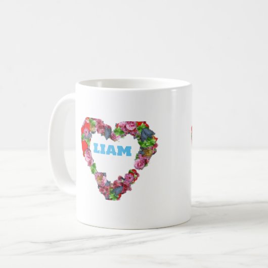 Mug Design Liam Love (Devant gauche)
