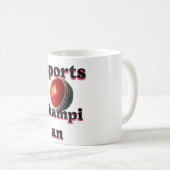 Mug Design logo sportif Marque athlétique (Devant droit)