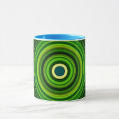 Mug Design Mandala vert géométrique-64555 (Centre)