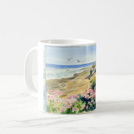 Mug Design marin sur muqueuse blanche (Devant gauche)