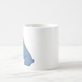 Mug Design Minimaliste de Bouledogue Français (Centre)