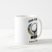 Mug Design minimaliste élégant de golf (Devant droit)