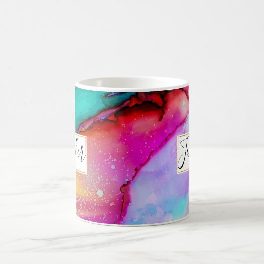 Mug Design moderne en marbre Abstrait (Centre)