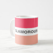 Mug Design Moderne Glamour Granny Rose (Devant gauche)