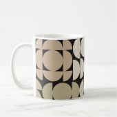Mug Design moderne gris beige du milieu du siècle (Gauche)