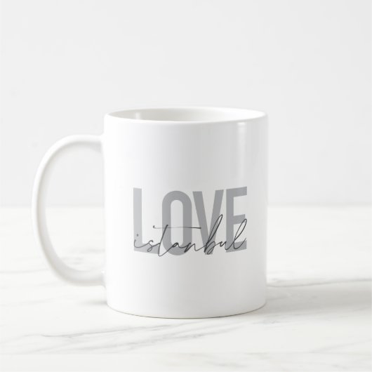 Mug Design moderne, simple, urbain et tendance J'adore (Gauche)