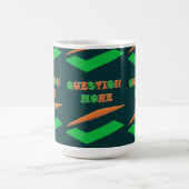 Mug Design moderne teintes sombres thème Question (Centre)