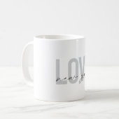 Mug Design moderne, urbain, cool simple design de Love (Devant gauche)
