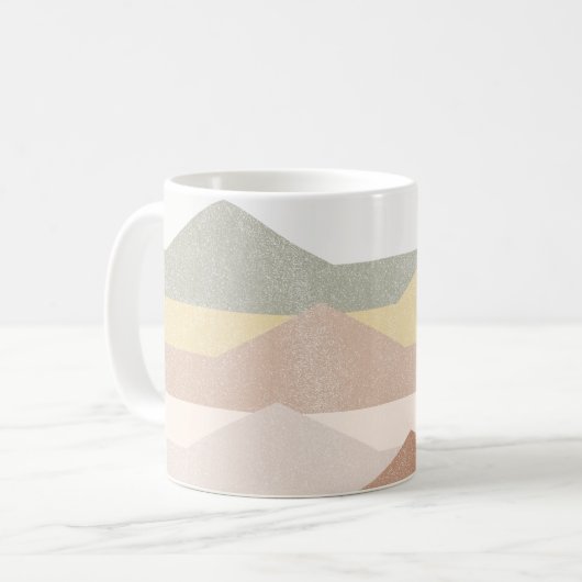 Mug Design montagnard Abstrait (Devant gauche)
