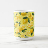 Mug Design Motif citron sans couture (Centre)