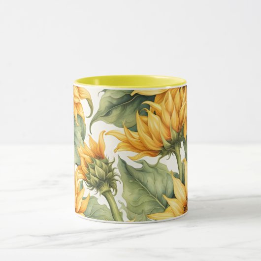Mug Design Motif d'art Sunflower (Centre)